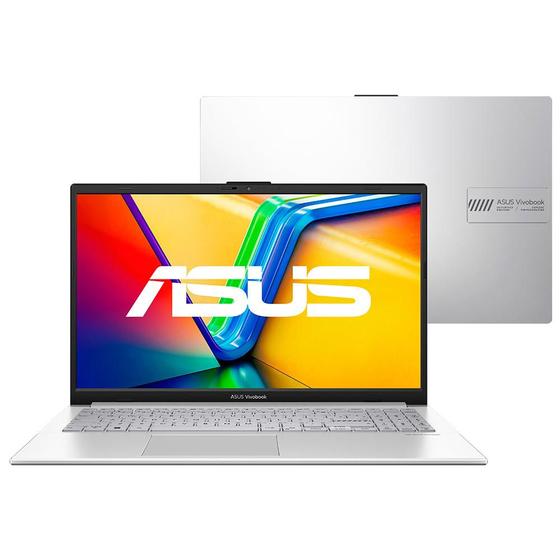 Imagem de Notebook ASUS Vivobook Go 15 Intel Core i3 8 GB 512 SSD W11 Home Tela 15.6" FHD, Cool Silver - E1504GA-NJ435W