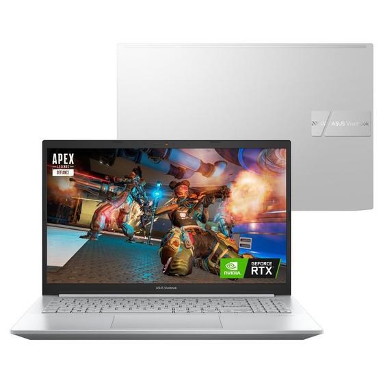 Notebook ASUS Vivobook Pro 15 K3500PC-KJ391W Intel i5 11300H 16GB 512GB SSD RTX3050 W11 15,6" Prata Menor preço em Notebook ASUS Vivobook Pro 15 K3500PC-KJ391W Intel i5 11300H 16GB 512GB SSD RTX3050 W11 15,6" Prata