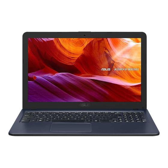 Imagem de Notebook ASUS VivoBook X543UA-DM3458T Intel Core i5 8250U 4GB 256GB SSD W10 15,60' LED-backlit TFT LCD Anti-Glare Cinza Escuro