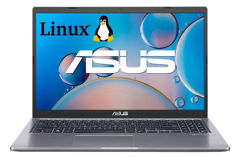 Imagem de Notebook ASUS X515JA-EJ1792 Intel Core i5 1035G1 8GB 256GB SSD Linux 15,6" LED-backlit TFT LCD Cinza