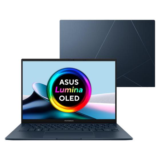 Notebook ASUS Zenbook 14 OLED UX3405MA Intel Core Ultra 7 155H EVO 16Gb Ram 1TB SSD Windows 11 Home Tela 14,00" FHD Ponder Blue - QD344W Menor preço em Notebook ASUS Zenbook 14 OLED UX3405MA Intel Core Ultra 7 155H EVO 16Gb Ram 1TB SSD Windows 11 Home Tela 14,00" FHD Ponder Blue - QD344W