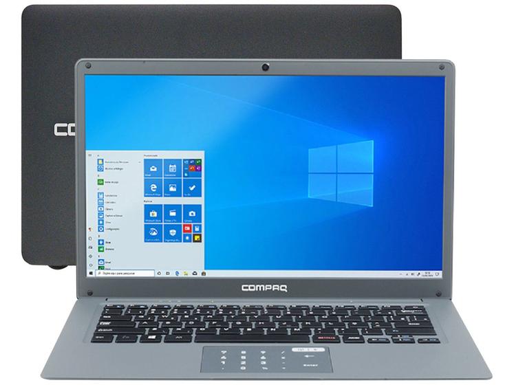 Notebook - Compaq Cq25 Pentium N3700 1.60ghz 4gb 120gb Ssd Intel Hd Graphics Windows 10 Home Presario 14" Polegadas