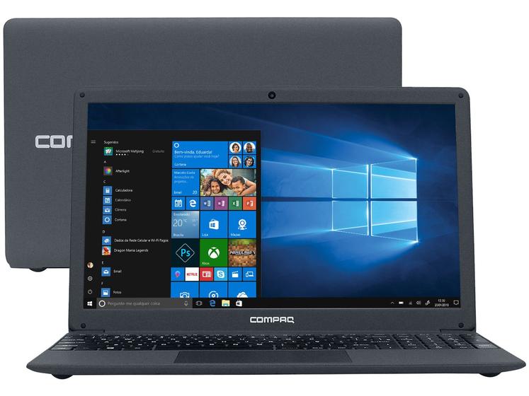 Notebook - Compaq Cq29 I5-5257u 2.70ghz 8gb 480gb Ssd Intel Hd Graphics Windows 10 Home Presario 15,6