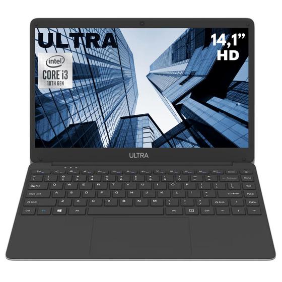 Imagem de Notebook Core I3 SSD 256GB Nvme 8GB Ram 14,1 FULL HD Preto Linux UL151LX Ultra
