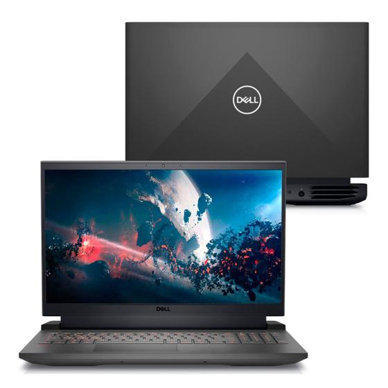 Notebook Dell G15 Gamer 5530 i5-13450HX 16GB DDR5 SSD 512GB GeForce RTX 4050 6GB GDDR6 15.6 FHD Wind 11 Imagem de Notebook Dell G15 Gamer 5530 i5-13450HX 16GB DDR5 SSD 512GB GeForce RTX 4050 6GB GDDR6 15.6 FHD Wind 11