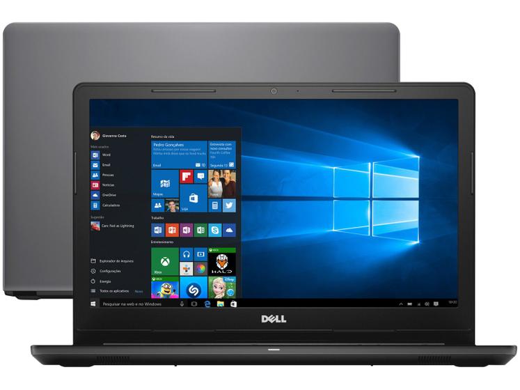 Notebook - Dell I15-3576-a60c I5-8250u 1.60ghz 8gb 1tb Padrão Amd Radeon 520 Windows 10 Home Inspiron 15,6" Polegadas