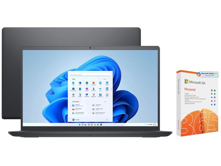 Notebook Dell Inspiron 15 Intel Core i5 16GB RAM - SSD 1TB + Microsoft 365 Personal Office apps 1TB Imagem de Notebook Dell Inspiron 15 Intel Core i5 16GB RAM