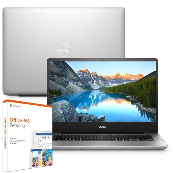 Imagem de Notebook Dell Inspiron i14-5480-M10F 8ª Geração Intel Core i5 8GB 1TB Placa de Vídeo FHD 14" Windows 10 Prata Office 365