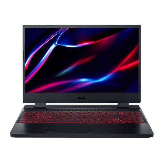 Imagem de Notebook Gamer Acer 15.6" 144Hz IPS, Intel Core i5 12ª Geração 12450H 4.40Ghz, RTX 3050 GDDR6, 8GB DDR4, 512GB SSD NVMe, Win11 - Nitro 5 AN515-58-54UH