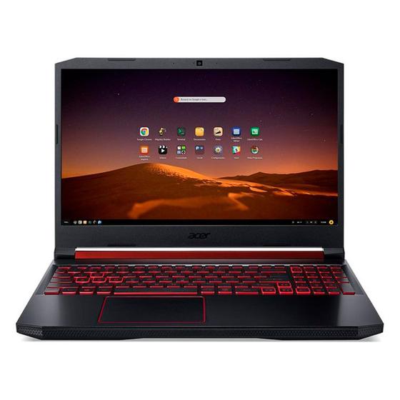 Imagem de Notebook Gamer Acer Aspire Nitro 5 Intel Core i5-9300H, GeForce GTX 1650, 8GB RAM, SSD 128GB NVMe, HDD 1TB, 15.6 FHD, Linux - AN515-54-58CL