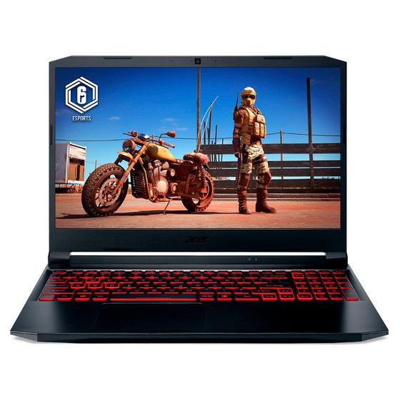 Notebookgamer - Acer An515-57-57xq I5-11400h 2.70ghz 8gb 512gb Ssd Geforce Gtx 1650 Linux Nitro 5 15,6" Polegadas
