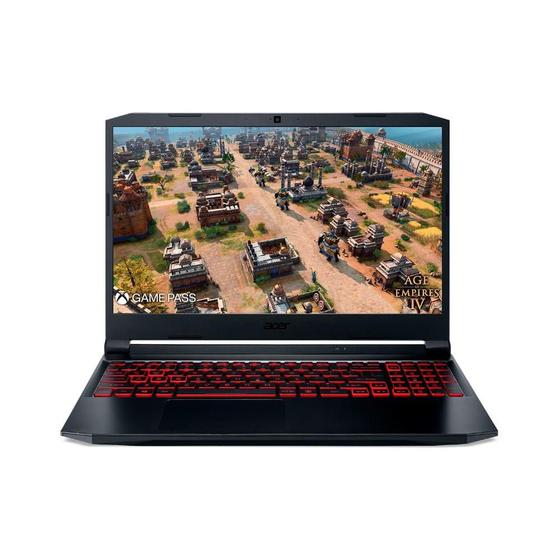 Imagem de Notebook Gamer Acer Nitro 5 AN517-54-55T5 Intel Core i5 Windows 11 Home 8GB 512GB SSD GTX 1650 17.3"