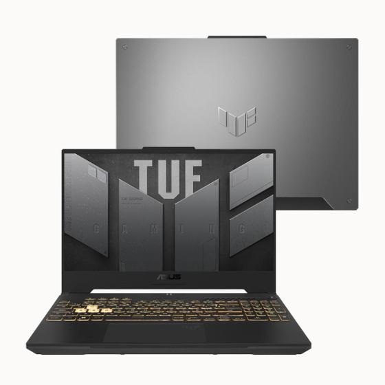Notebook Gamer ASUS TUF Gaming F15 FX507ZC4.HN100 RTX 3050 Intel Core i5 12500H 8Gb Ram 512Gb SSD Linux KeepOS Tela 15,60 144Hz Gray Imagem de Notebook Gamer ASUS TUF Gaming F15 FX507ZC4.HN100 RTX 3050 Intel Core i5 12500H 8Gb Ram 512Gb SSD Linux KeepOS Tela 15,60 144Hz Gray