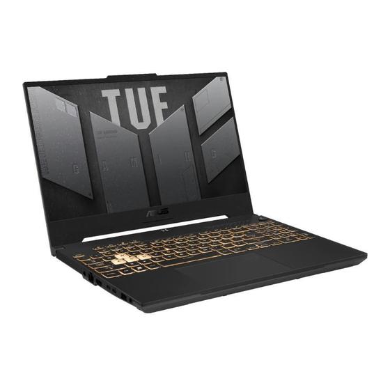 Imagem de Notebook Gamer Asus TUF Gaming F15 Intel i7 12700H 8GB DDR4 SSD 512GB GeForce RTX3050 KeepOS Cinza - FX507ZC4-HN112