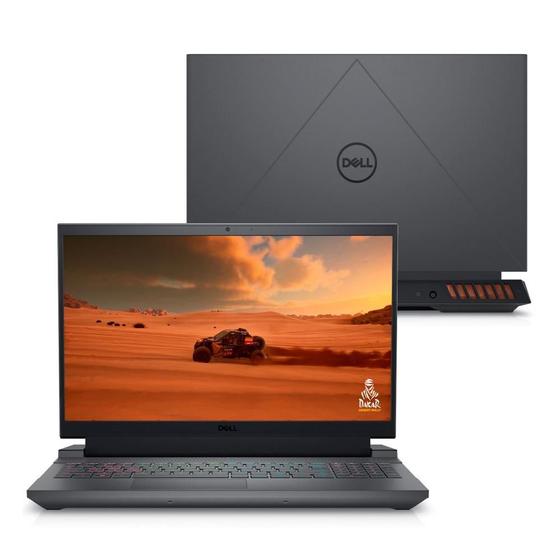 Imagem de Notebook Gamer Dell G15 Intel Core i5-13450HX, 16GB RAM, GeForce RTX 4050 6GB, SSD 512GB, 15.6 Full HD 120Hz, Windows 11, Preto - G15-i1300-A40P