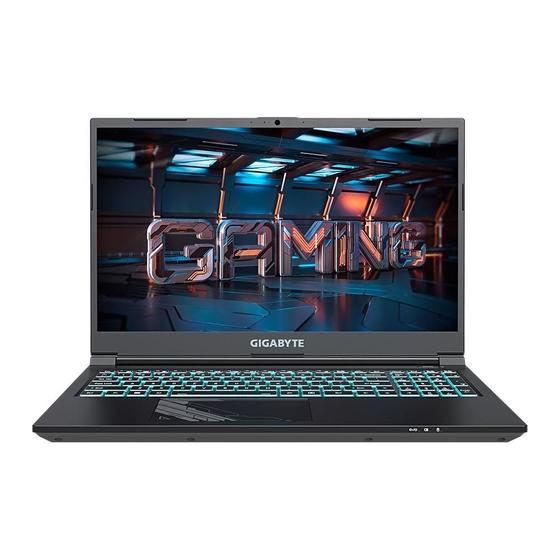 Imagem de Notebook Gamer Gigabyte G5 MF Intel Core i5-12500H, 8GB RAM, RTX 4050, 512GB SSD, 15.6", Win11 Home, Preto - G5 MF-E2BR333SH