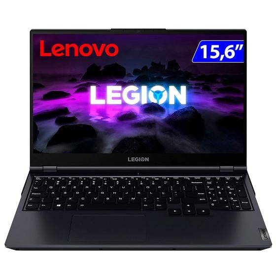 Imagem de Notebook Gamer Lenovo Legion 5 Ryzen 7 W11 16GB 512GB SSD 15.6 82QJ0000BR