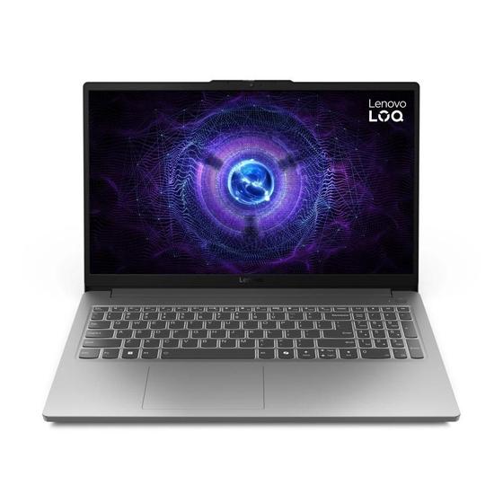 Imagem de Notebook Gamer Lenovo LOQ 15IAX9E Essential Intel Core i5 12450HX FHD 15.6 WVA NVIDIA GeForce RTX3050 512GB SSD 16GB RAM Windows 11