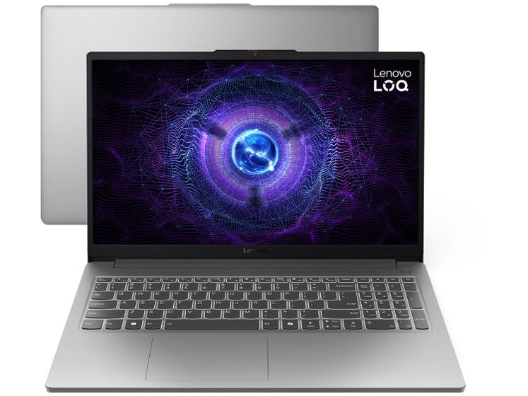 Notebook Gamer Lenovo LOQ 83ME0007BR Intel Core i5 12450HX 16GB RAM 512GB SSD 15,6" Full HD Windows 11 NVIDIA GeForce RTX 3050 83ME0007BR Imagem de Notebook Gamer Lenovo LOQ 83ME0007BR Intel Core i5 12450HX 16GB RAM 512GB SSD 15,6" Full HD Windows 11 NVIDIA GeForce RTX 3050 83ME0007BR