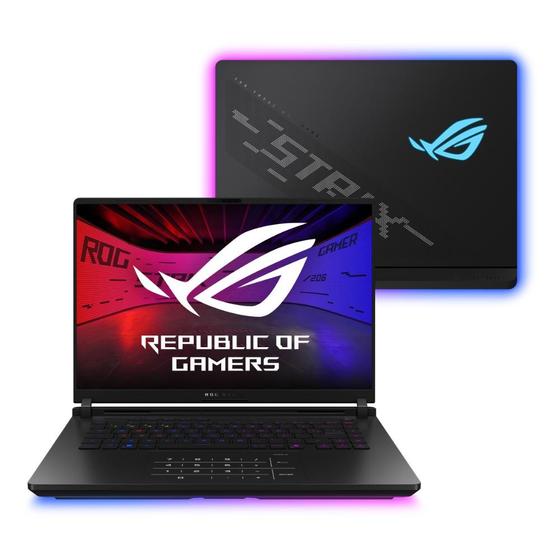 Imagem de Notebook Gamer ROG Strix SCAR 18 G835LX NVIDIA RTX5090 Intel Core Ultra 9 275HX 64GB Ram 4TB SSD Windows 11 Home Tela 18" 240Hz Black - SA013W