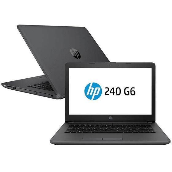 Imagem de Notebook HP 240 G6, Intel Core I5, 8GB, 1TB, Tela 14" e Windows 10 Pro