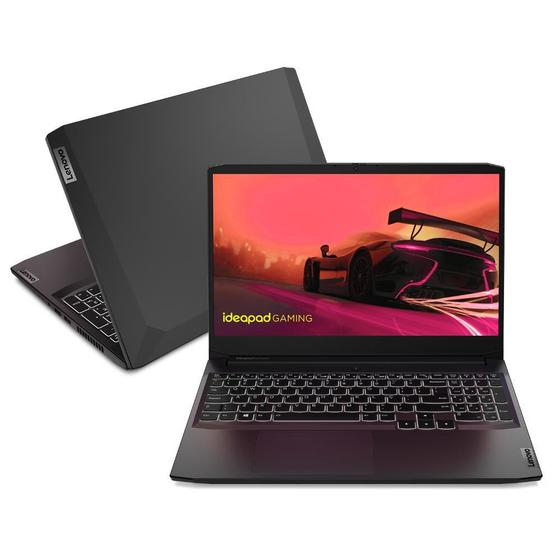 Notebook ideapad Gaming 3 R7-5800H 16GB 512GB SSD PCIe RTX 3060 6GB 15.6" FHD Linux 82MJS00100 Menor preço em Notebook ideapad Gaming 3 R7-5800H 16GB 512GB SSD PCIe RTX 3060 6GB 15.6" FHD Linux 82MJS00100