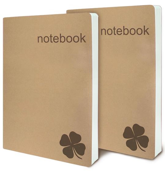 Imagem de Notebook Le Vent - Conjunto com 2 Cadernos A5 (200 Páginas, 100g/m²) - Papel Reciclado