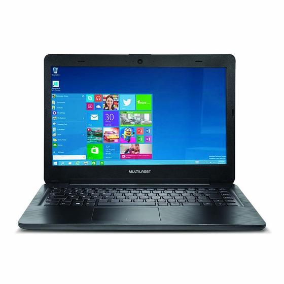 Imagem de Notebook Legacy Intel Dual Core Windows 10 4Gb Tela Hd 14 Pol, Preto Multilaser - PC201