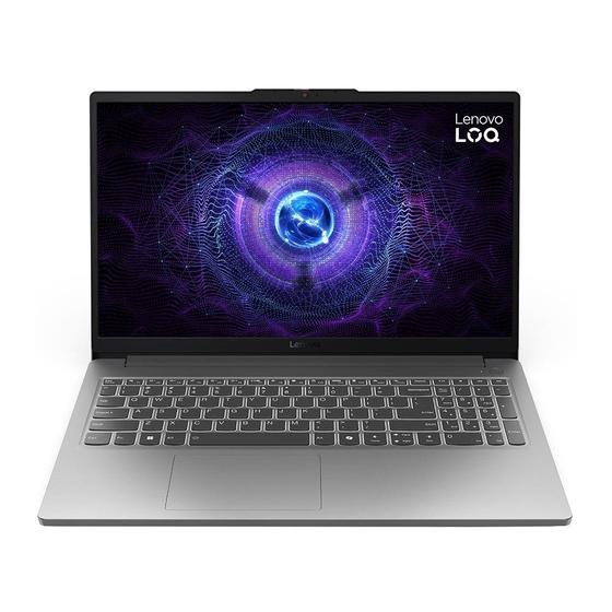 Imagem de Notebook Lenovo I5 LOQ 83ME0007BR - Tela de 15.6", 16GB RAM, SSD 512GB, Windows 11, Cinza
