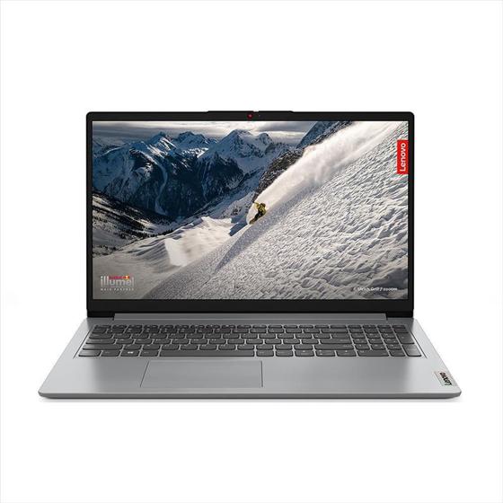 Imagem de Notebook Lenovo IdeaPad 1i i3-1215U 4GB 256GB SSD Linux 15.6" 82VYS00600 Cloud Grey