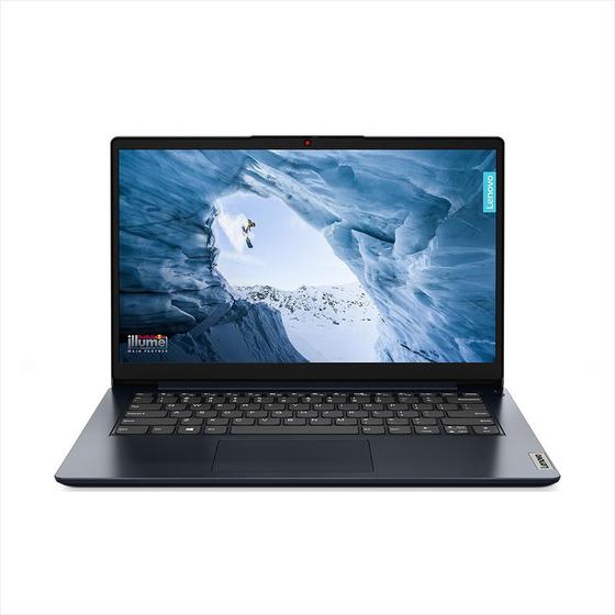 Notebook - Lenovo 83afs00500 I3-1215u 3.30ghz 4gb 256gb Ssd Intel Uhd Graphics Linux Ideapad 1i 14" Polegadas