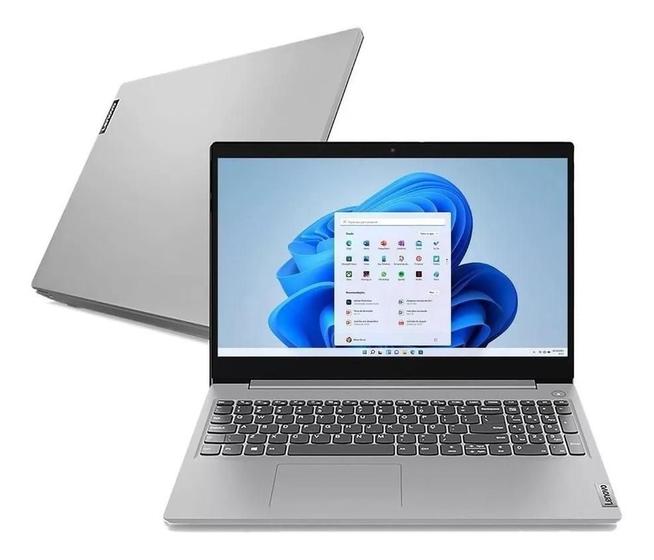 Notebook - Lenovo 82md0007br I5-1135g7 2.40ghz 8gb 256gb Ssd Intel Iris Xe Graphics Windows 11 Home Ideapad 3i 15,6 Polegadas
