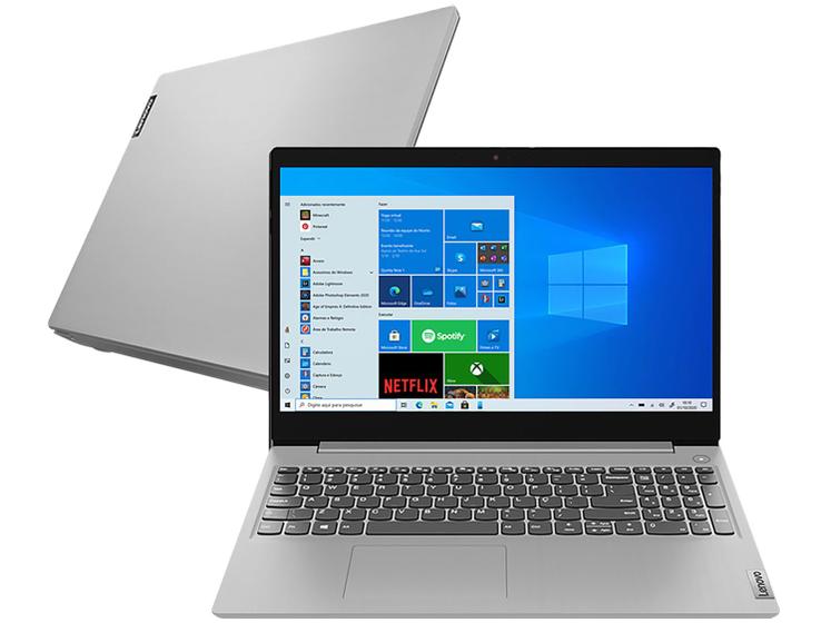 Notebook - Lenovo 82bs0001br I5-10210u 1.60ghz 8gb 256gb Ssd Geforce Mx330 Windows 10 Professional Ideapad 3i 15,6" Polegadas