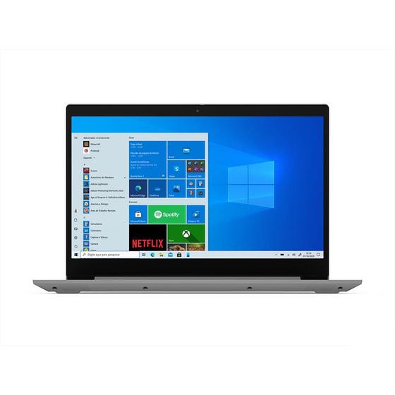 Notebook - Lenovo 82md000jbr I5-1135g7 2.40ghz 8gb 256gb Ssd Intel Iris Xe Graphics Windows 11 Home Ideapad 3i 15,6" Polegadas