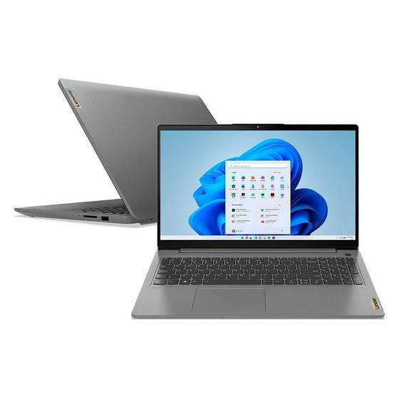 Notebook - Lenovo 82md0008br I7-1165g7 1.20ghz 8gb 256gb Ssd Intel Iris Graphics Windows 10 Professional Ideapad 15,6" Polegadas