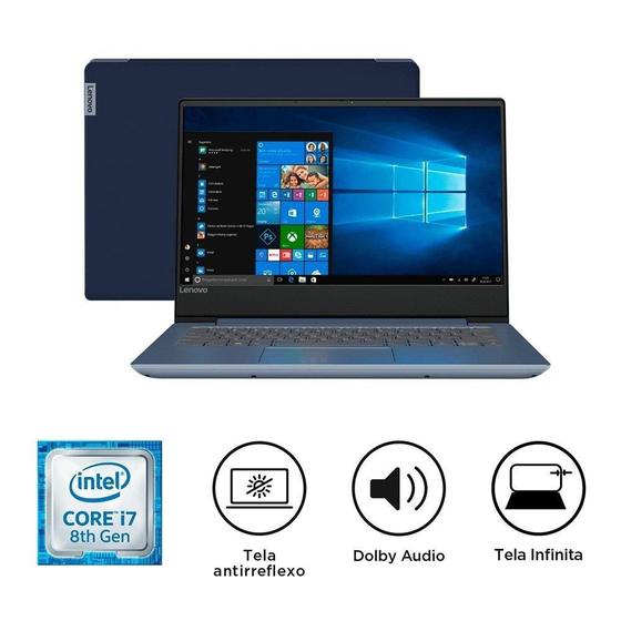 Imagem de Notebook Lenovo Idepad 330S-14IKB, Intel Core i7, 8GB, 1TB, Tela 14", Windows 10 Home