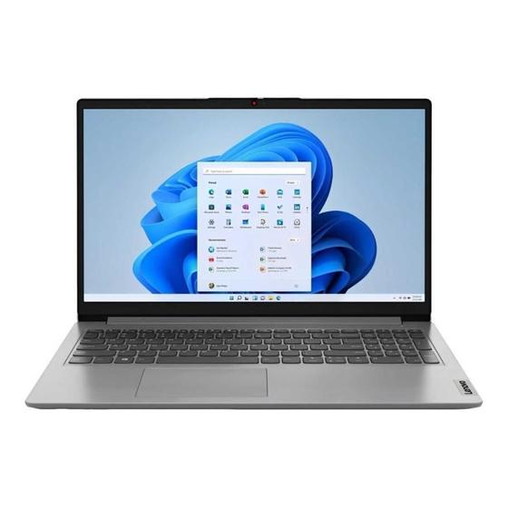 Notebook - Lenovo Celeron N4500 1.10ghz 4gb 128gb Padrão Intel Uhd Graphics Windows 11 Home Ideapad 1 15,6
