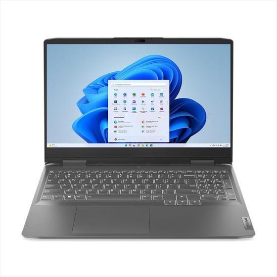 Notebook Lenovo LOQ 15.6" i5 8GB RAM 512GB SSD RTX 2050 W11 Cinza 83EU0000BR Imagem de Notebook Lenovo LOQ 15.6" i5 8GB RAM 512GB SSD RTX 2050 W11 Cinza 83EU0000BR