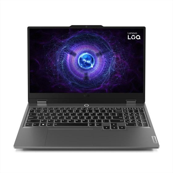 Notebook Lenovo LOQ 15IRX9 Intel Core i5-13450HX 8GB 512GB SSD Windows 11 15.6" - 83KH0001BR Luna Grey Imagem de Notebook Lenovo LOQ 15IRX9 Intel Core i5-13450HX 8GB 512GB SSD Windows 11 15.6" - 83KH0001BR Luna Grey