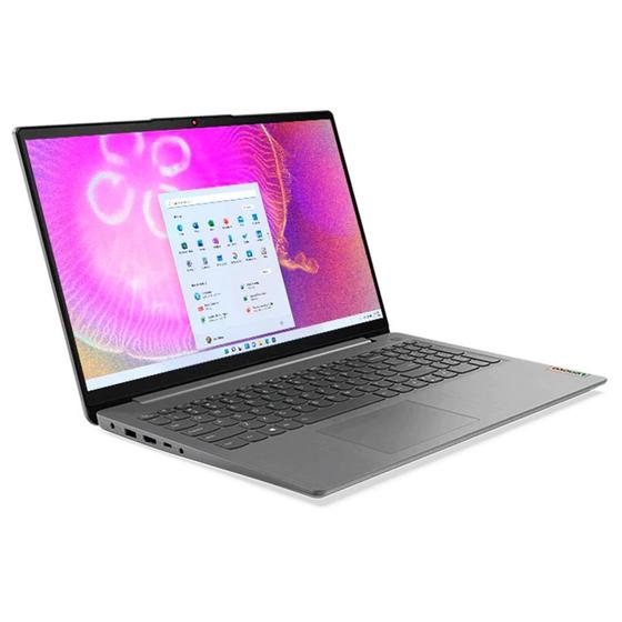 Imagem de Notebook Lenovo Ultrafino IdeaPad 3i Intel Core i3-1115G4, 4GB RAM, SSD 256GB, 15.6 Full HD, Linux, Cinza - 82MDS00300