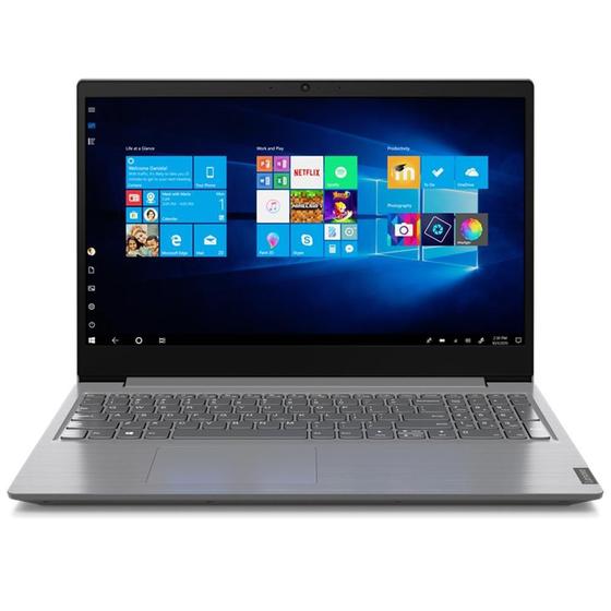 Imagem de Notebook Lenovo V15 G1 IML Intel Core i3-10110U, 4GB RAM, HDD 500GB, 15.6' Antireflexo, Intel UHD Graphics, FreeDos, Cinza - 82NQ0007BR