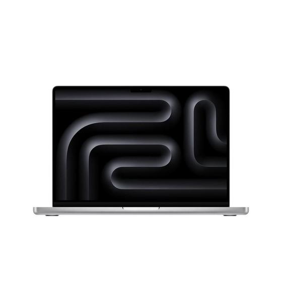 Imagem de Notebook MacBook Pro Apple, Tela Retina 14", Chip M3 Pro, 18GB RAM, CPU 11 Núcleos, GPU 14 Núcleos, SSD 512GB, Prateado - MRX63BZ/A