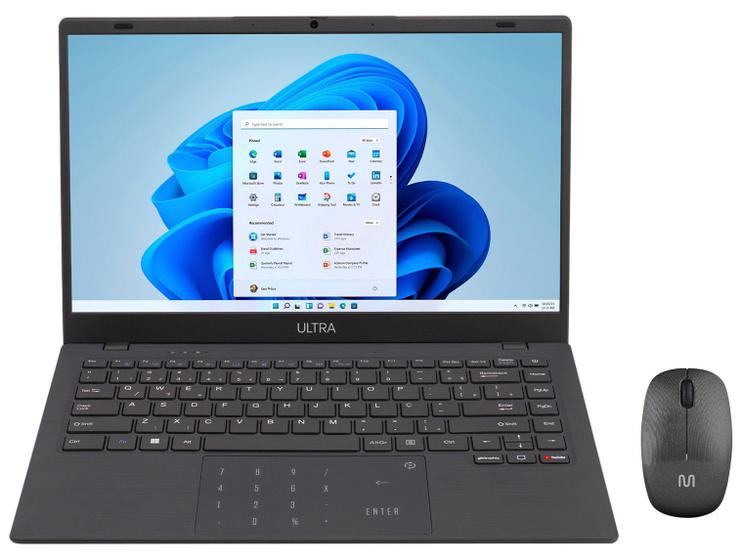 Notebook Multi Ultra UB251 4GB RAM 128GB eMMC 14" HD Windows 11 UB251 + Mouse Sem Fio Imagem de Notebook Multi Ultra UB251 4GB RAM 128GB eMMC 14" HD Windows 11 UB251 + Mouse Sem Fio