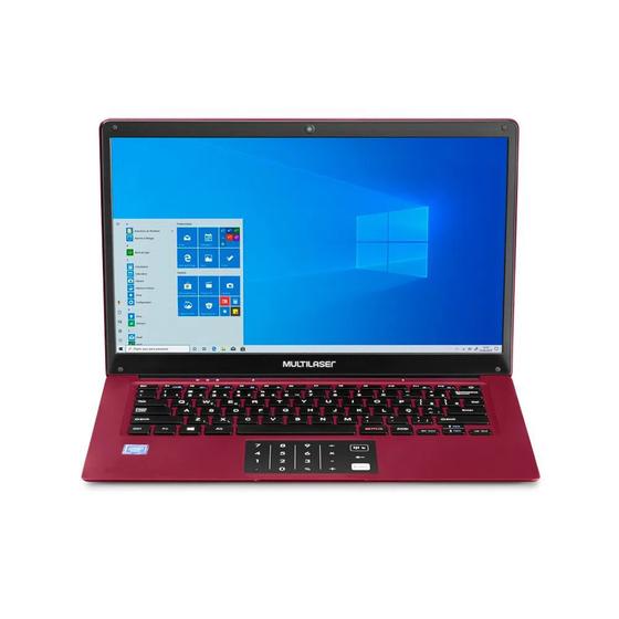 Notebook - Multilaser Pc135 Atom X5-z8350 1.44ghz 2gb 64gb Padrão Intel Hd Graphics Windows 10 Home Legacy Cloud 14" Polegadas