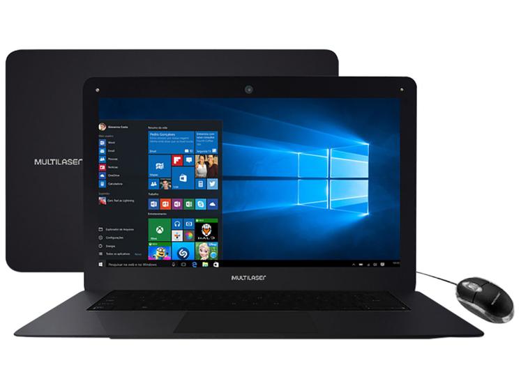 Notebook - Multilaser Pc103 Atom X5-z8350 1.44ghz 2gb 32gb Ssd Intel Hd Graphics 400 Windows 10 Professional Legacy 14