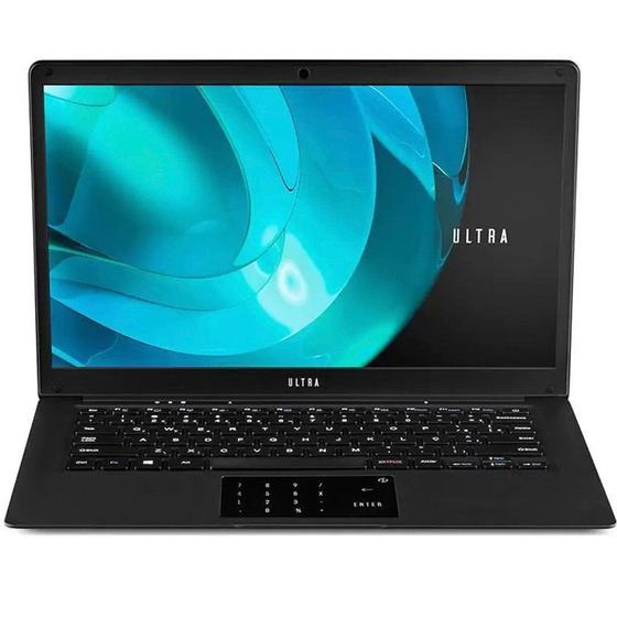 Notebook Multilaser Ultra Celeron N4020 14.1 HD 128GB SSD 4GB Linux Menor preço em Notebook Multilaser Ultra Celeron N4020 14.1 HD 128GB SSD 4GB Linux