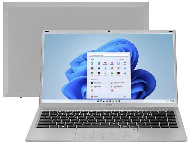 Notebook Multilaser Ultra Intel Core I3 8GB - 240GB SSD 14,1” Windows 11 UB445 Imagem de Notebook Multilaser Ultra Intel Core I3 8GB - 240GB SSD 14,1” Windows 11 UB445
