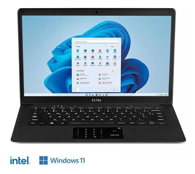 Notebook Multilaser Ultra UB240 preta 14.1 Intel Celeron N4020 4GB de ...