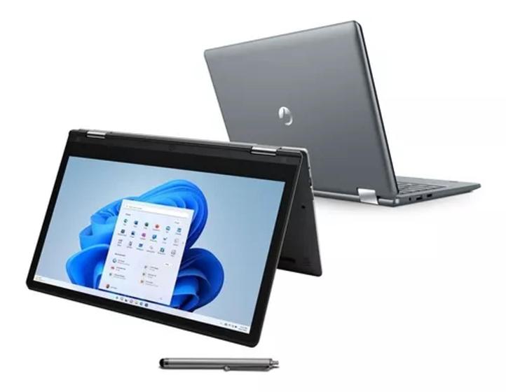 Imagem de Notebook Positivo Duo 2 EM 1 C4128B-3 Intel 2.8GHz 11.6" 4GB 128GB SSD W 11 Pro
