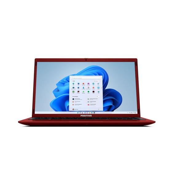 Imagem de Notebook Positivo Motion C4120F Intel Celeron Dual-Core Windows 11 Home 14''  Vermelho  Inclui Microsoft 365*